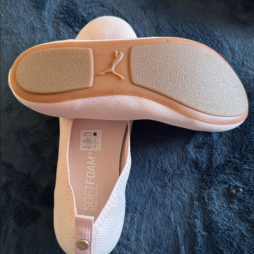 PUMA Women's Pink Ballet Flats - Picture 2 of 3
